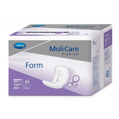 Inkontinenční vložné pleny MoliCare Premium FORM Super Plus pro střední inkontinenci