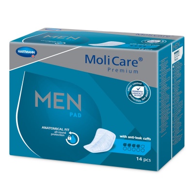 Pánské inkontinenční vložky MoliCare Premium Men 4 kapky (Protect)